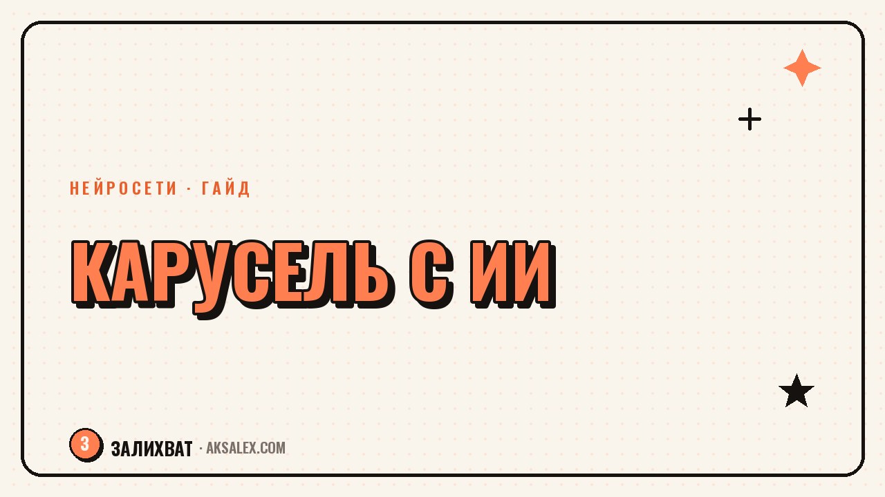 Как сделать карусель для соцсетей с ИИ